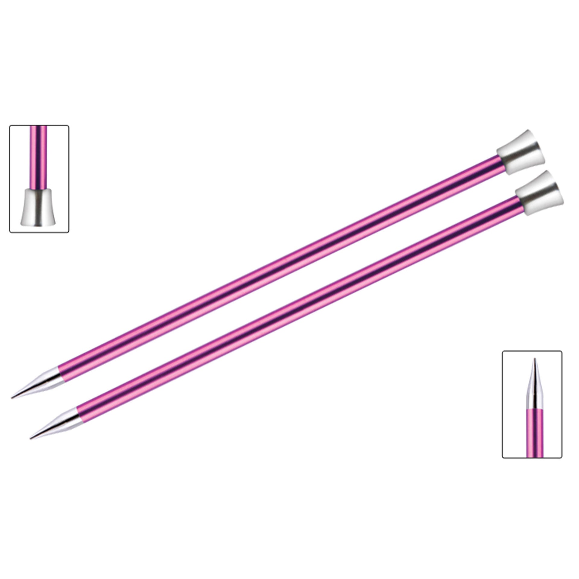 KnitPro Zing Single Pointed Needles - US 15 (10.0mm) - 14" Ruby - Zoom Image
