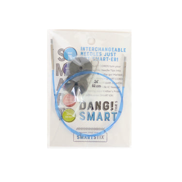 Jimmy Beans Wool Jimmy's Smart Cords - 16" - Blue (to make a 24" needle) - Zoom Image