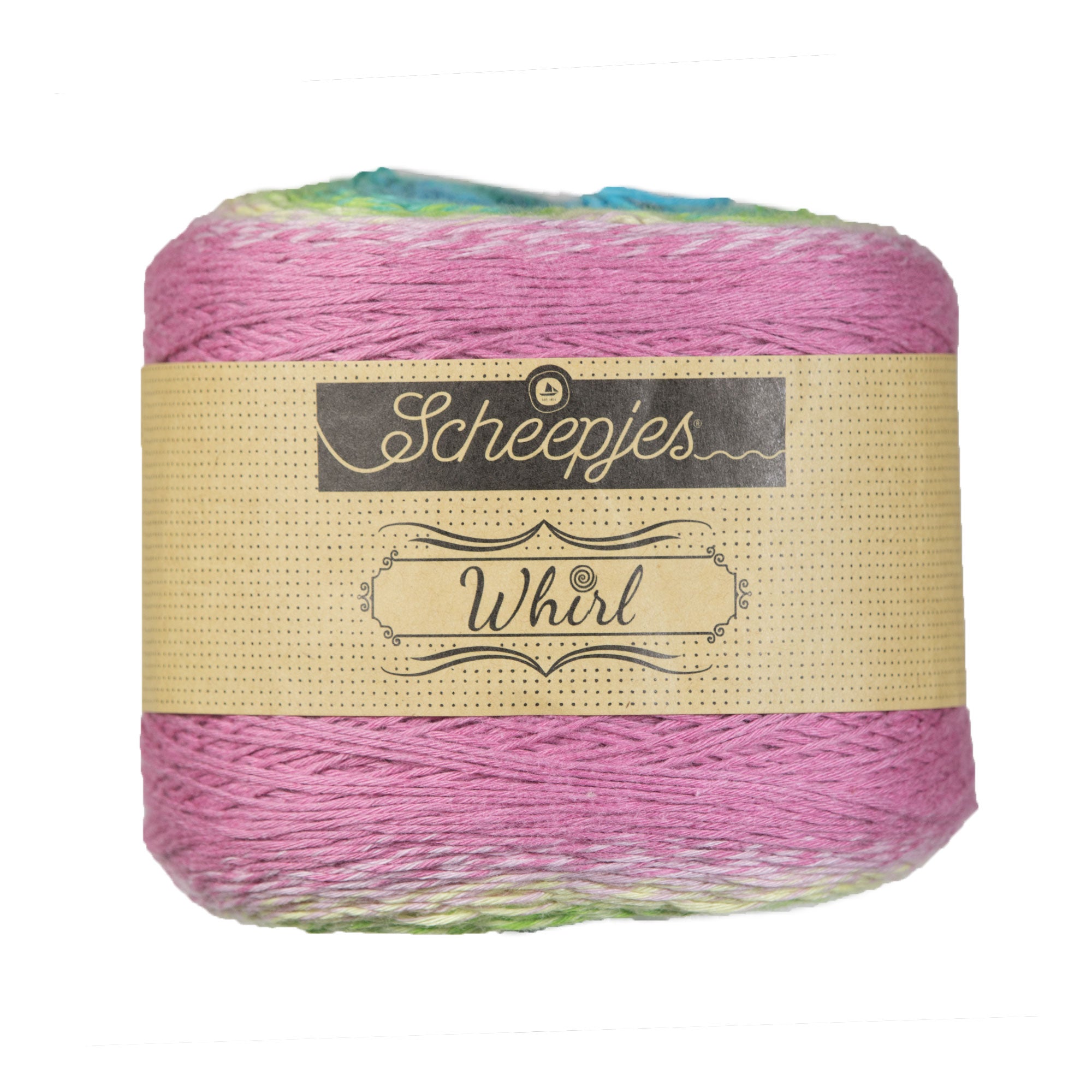 Scheepjes Whirl Yarn - 768 Sherbet Rainbow - Zoom Image