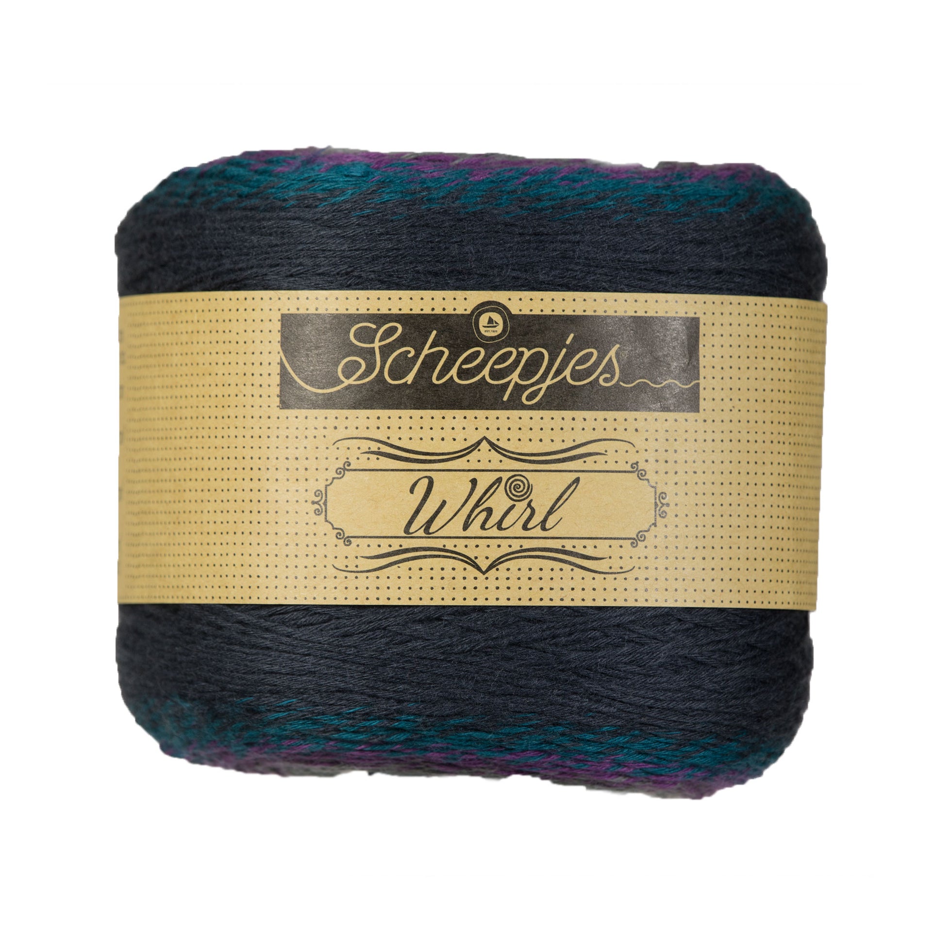 Scheepjes Whirl Yarn - 773 Blackcurrant Squeeze Me - Zoom Image
