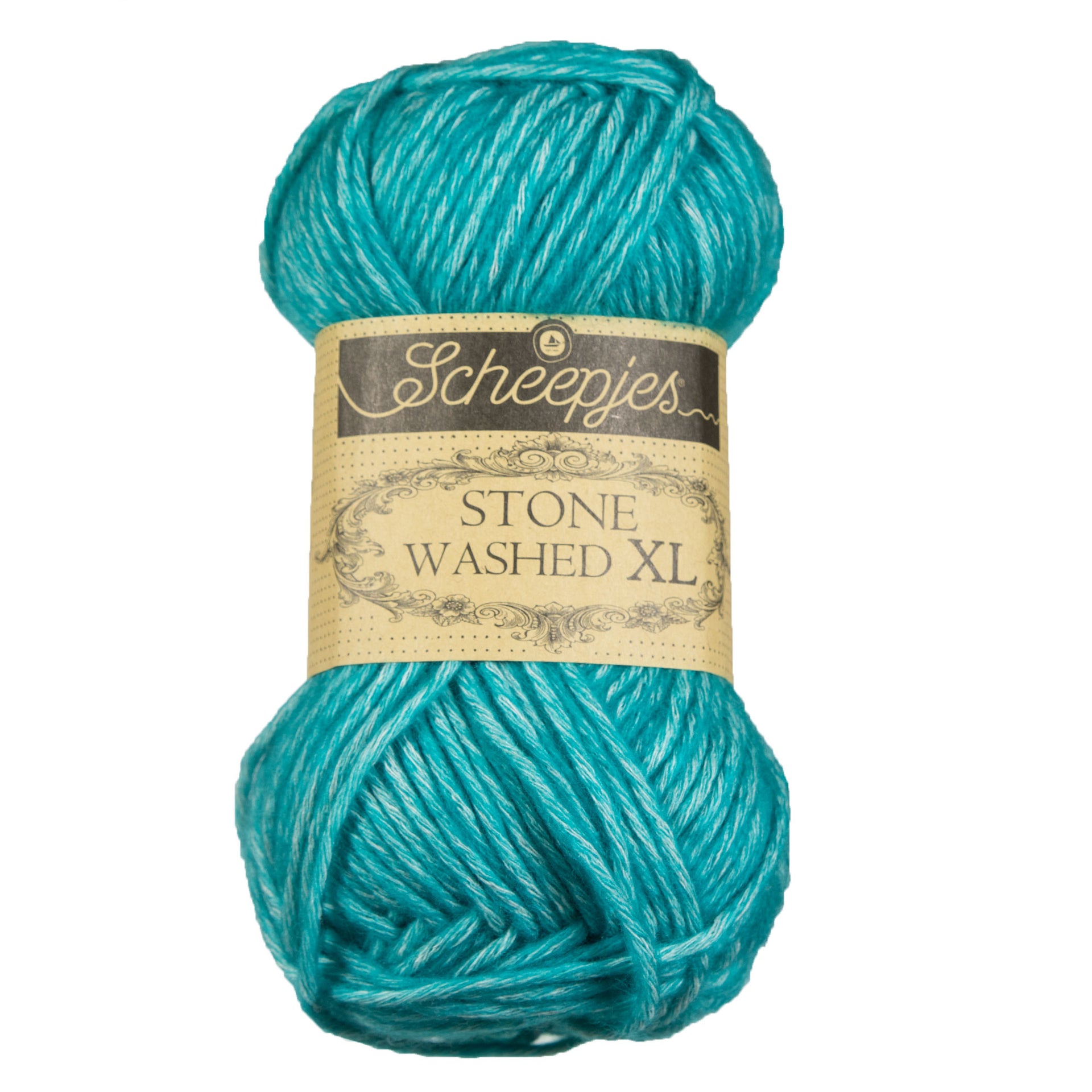 Scheepjes Stone Washed XL Yarn - 864 Turquoise - Zoom Image
