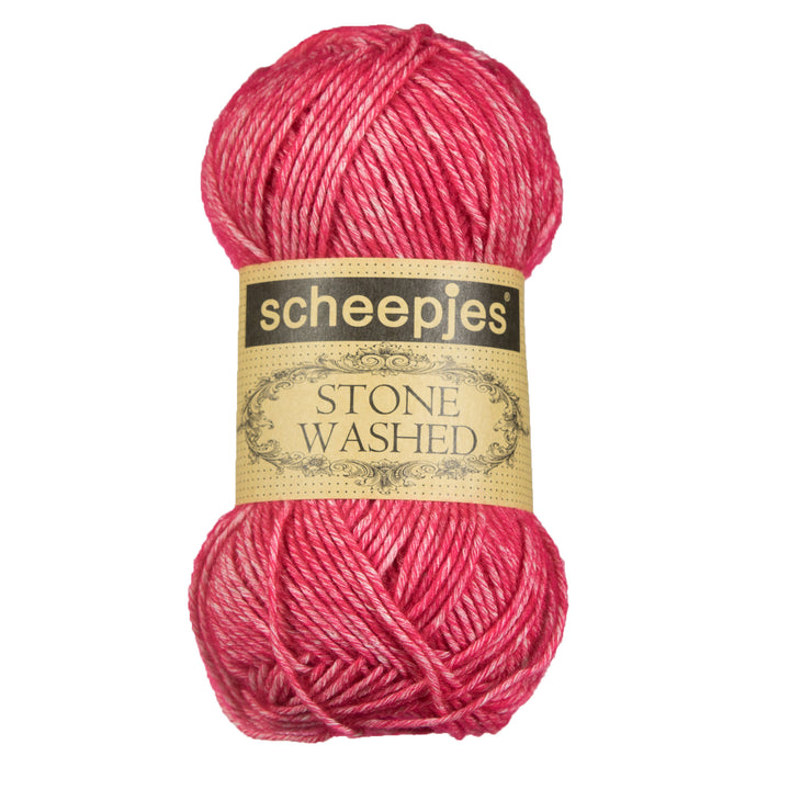 Scheepjes Stone Washed Yarn - 807 Red Jasper - Zoom Image