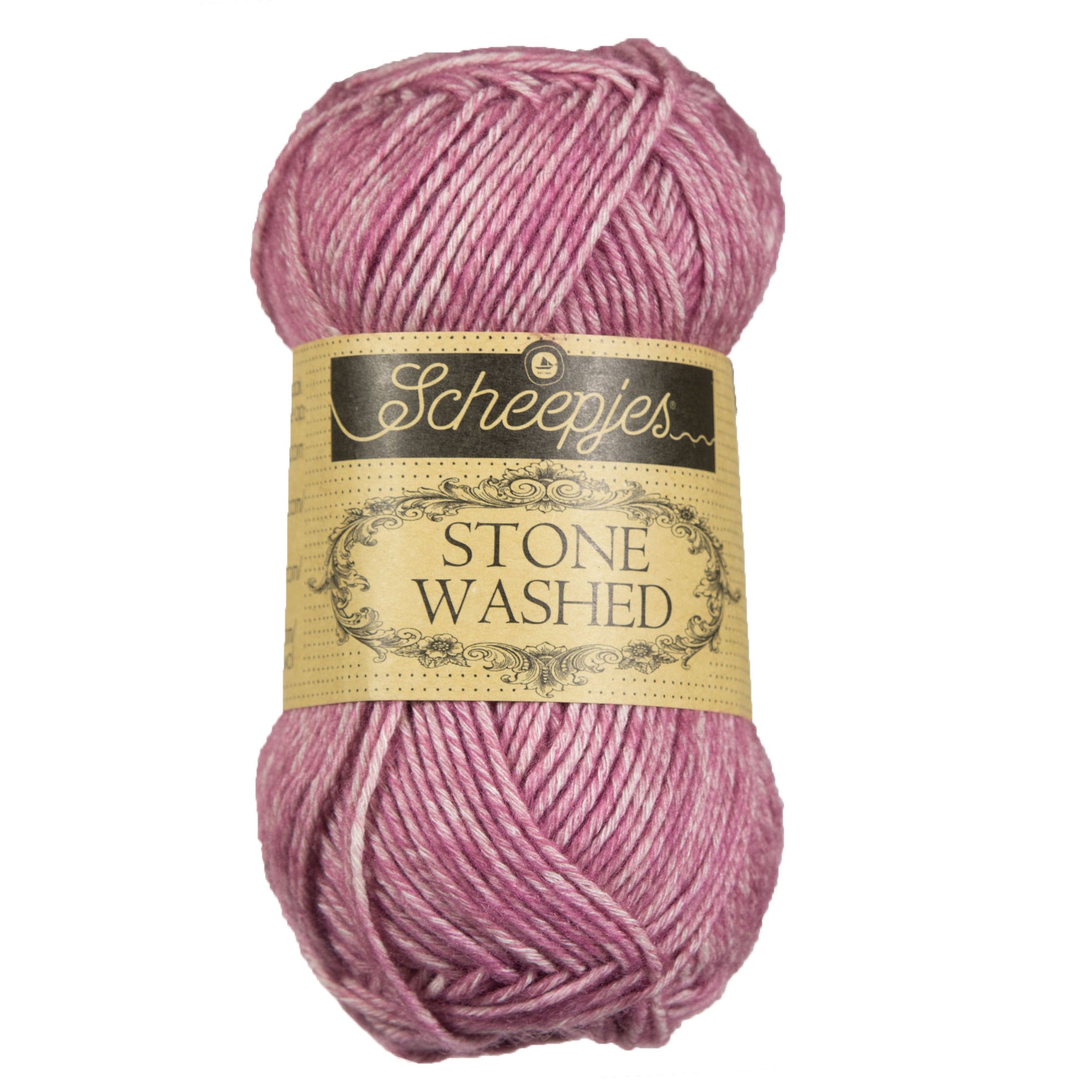 Scheepjes Stone Washed Yarn - 808 Corundum Ruby - Zoom Image
