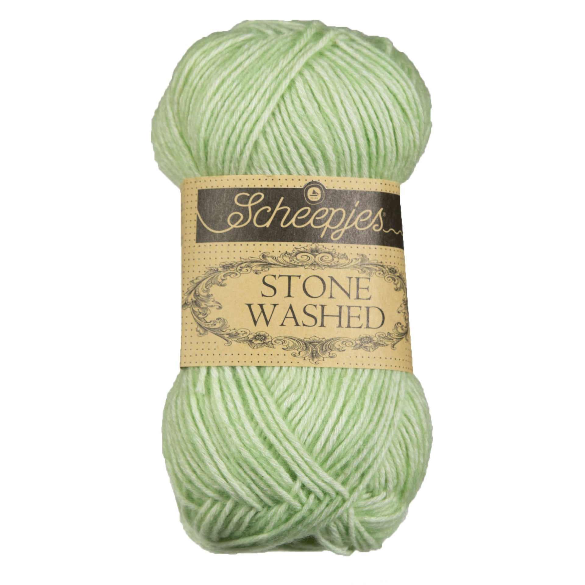 Scheepjes Stone Washed Yarn - 819 New Jade - Zoom Image
