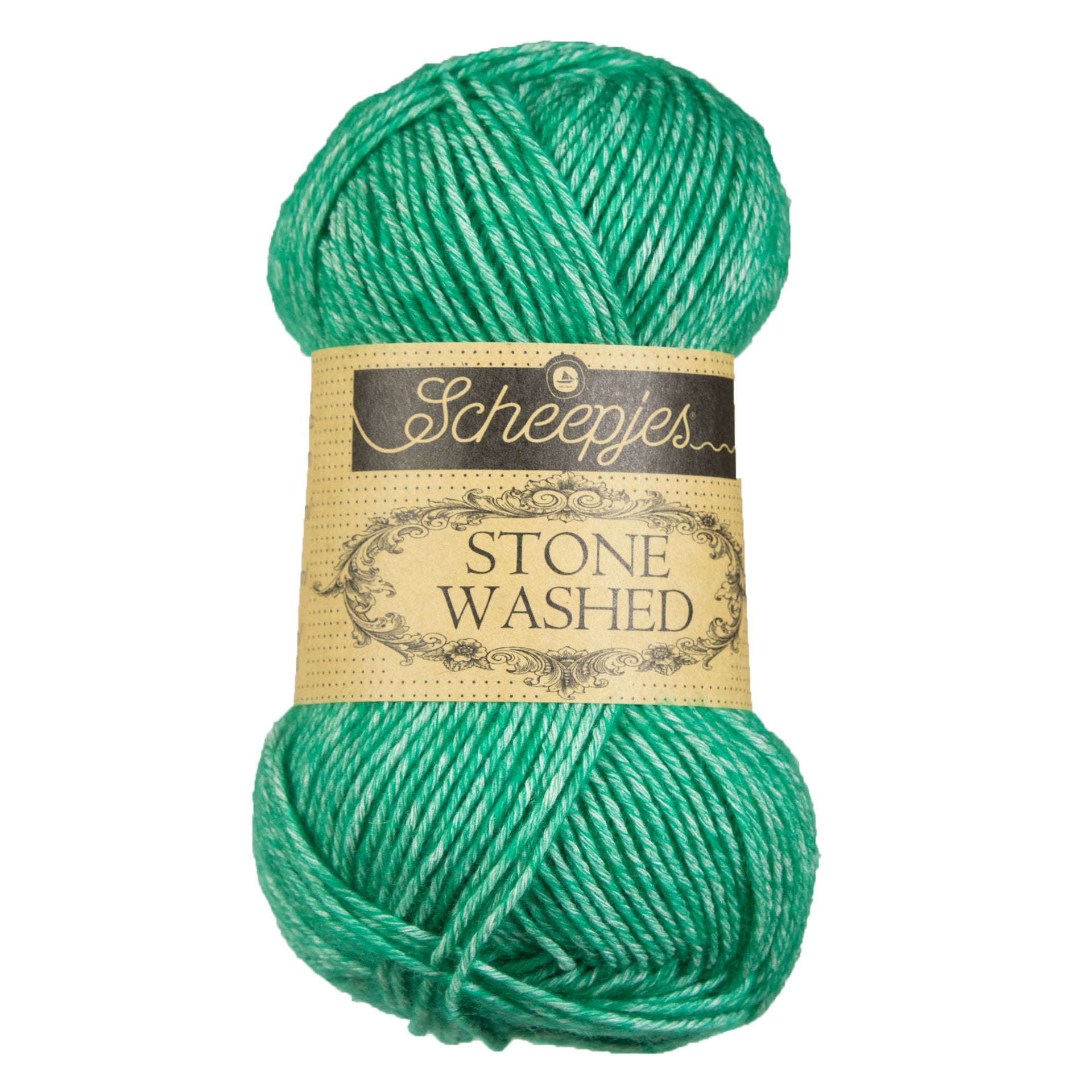 Scheepjes Stone Washed Yarn - 825 Malachite - Zoom Image
