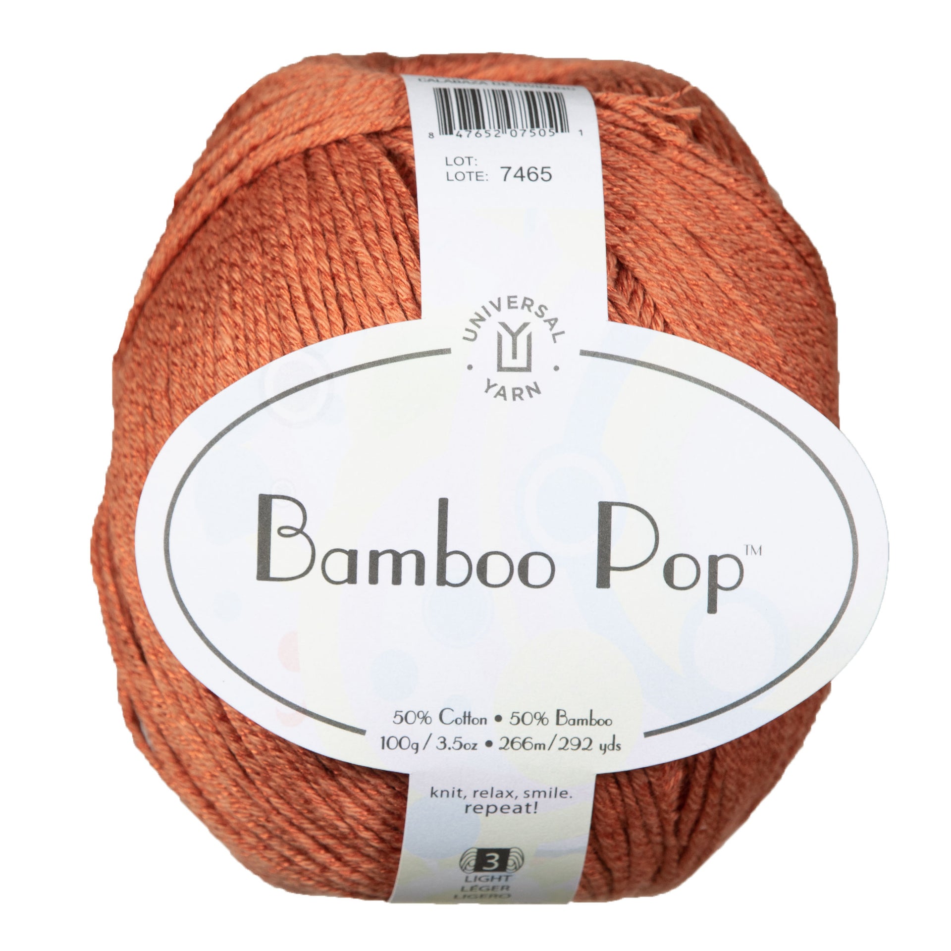Universal Yarn Bamboo Pop Yarn - 129 Winter Squash - Zoom Image
