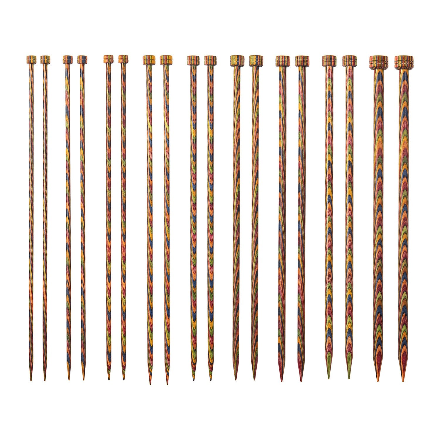 Knit Picks Rainbow Straight Needle Set - 14"
