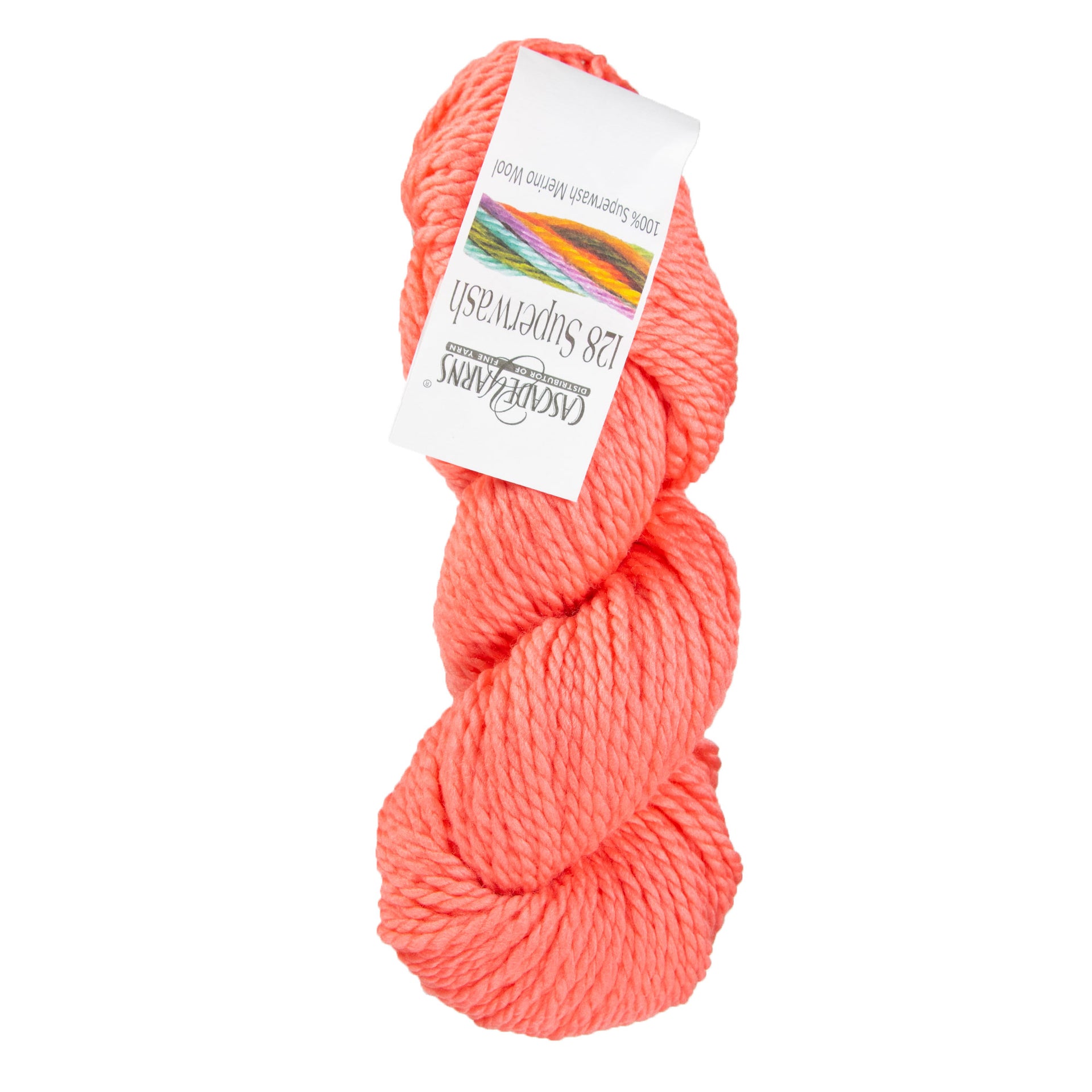 Cascade Yarns 128 Superwash Yarn - 315 Georgia Peach - Zoom Image

