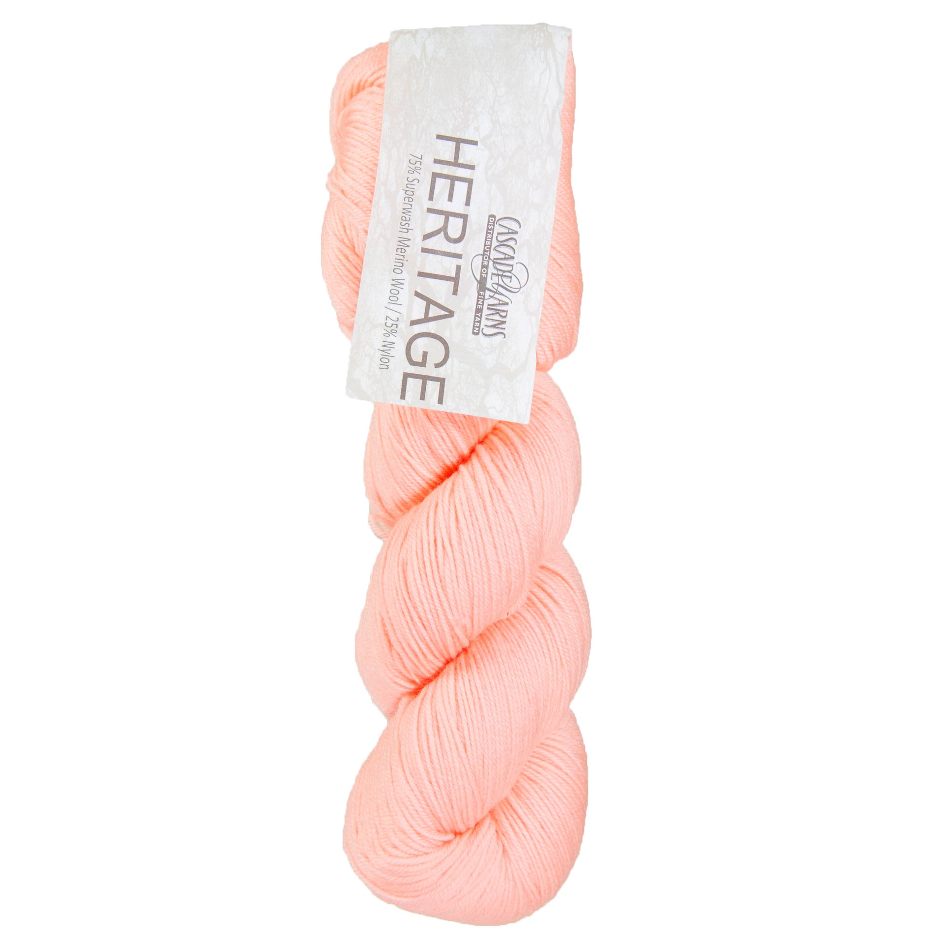 Cascade Yarns Heritage Yarn - 5751 Peach Pearl - Zoom Image
