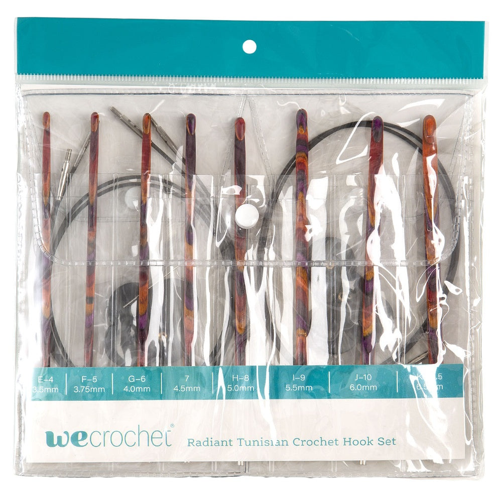 Knit Picks Radiant Tunisian Crochet Hook Set
