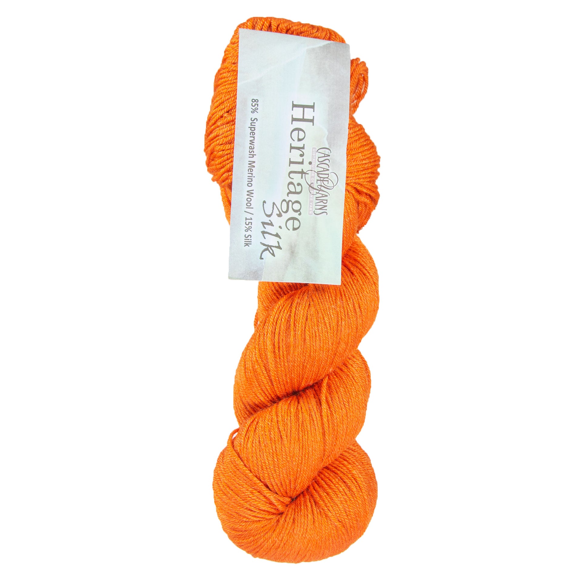 Cascade Yarns Heritage Silk Yarn - 5747 Marmalade - Zoom Image
