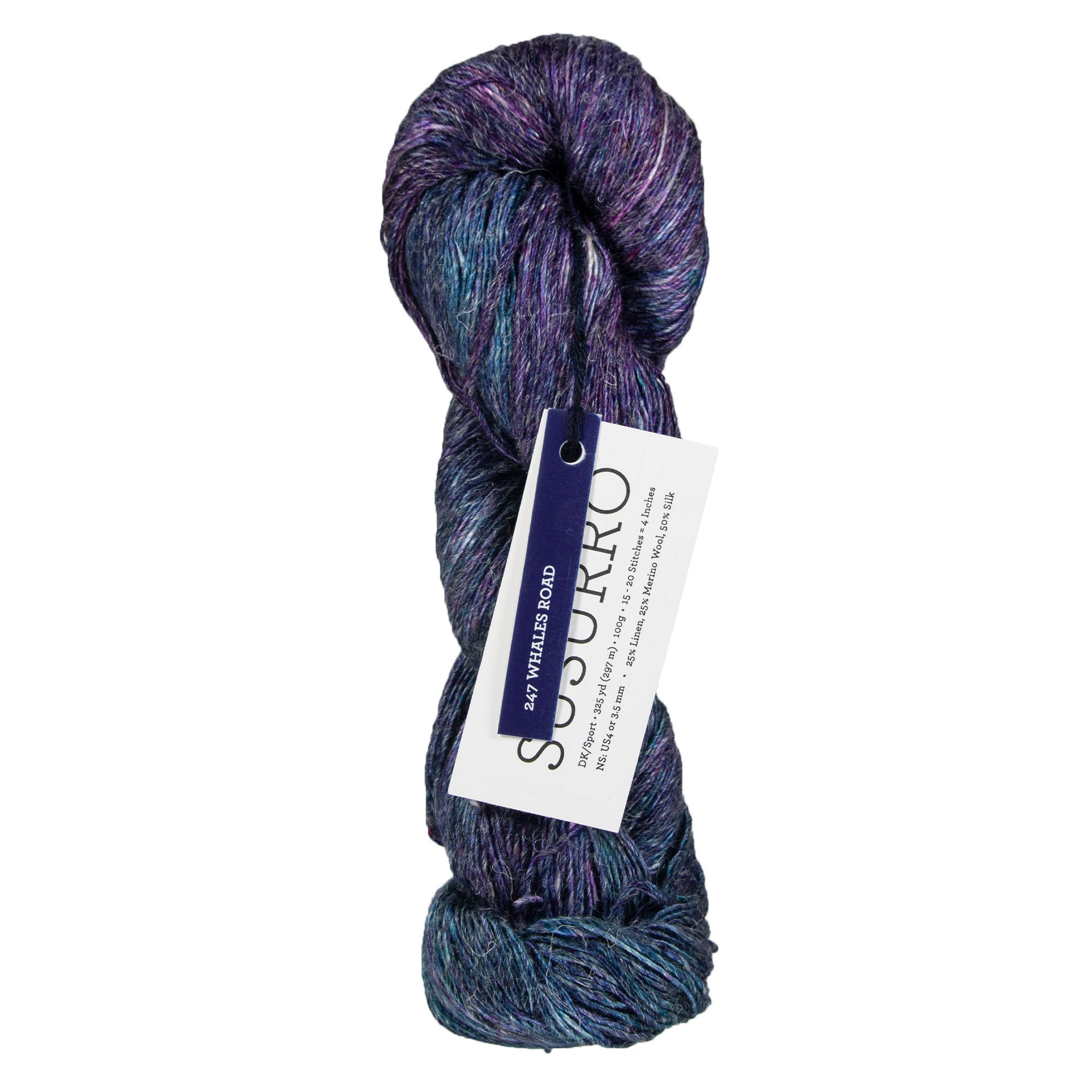 Malabrigo Susurro Yarn - 247 Whale's Road - Zoom Image
