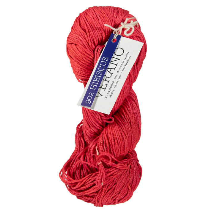 Malabrigo Verano Yarn - 902 Hibiscus - Zoom Image
