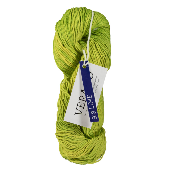 Malabrigo Verano Yarn - 913 Lime - Zoom Image