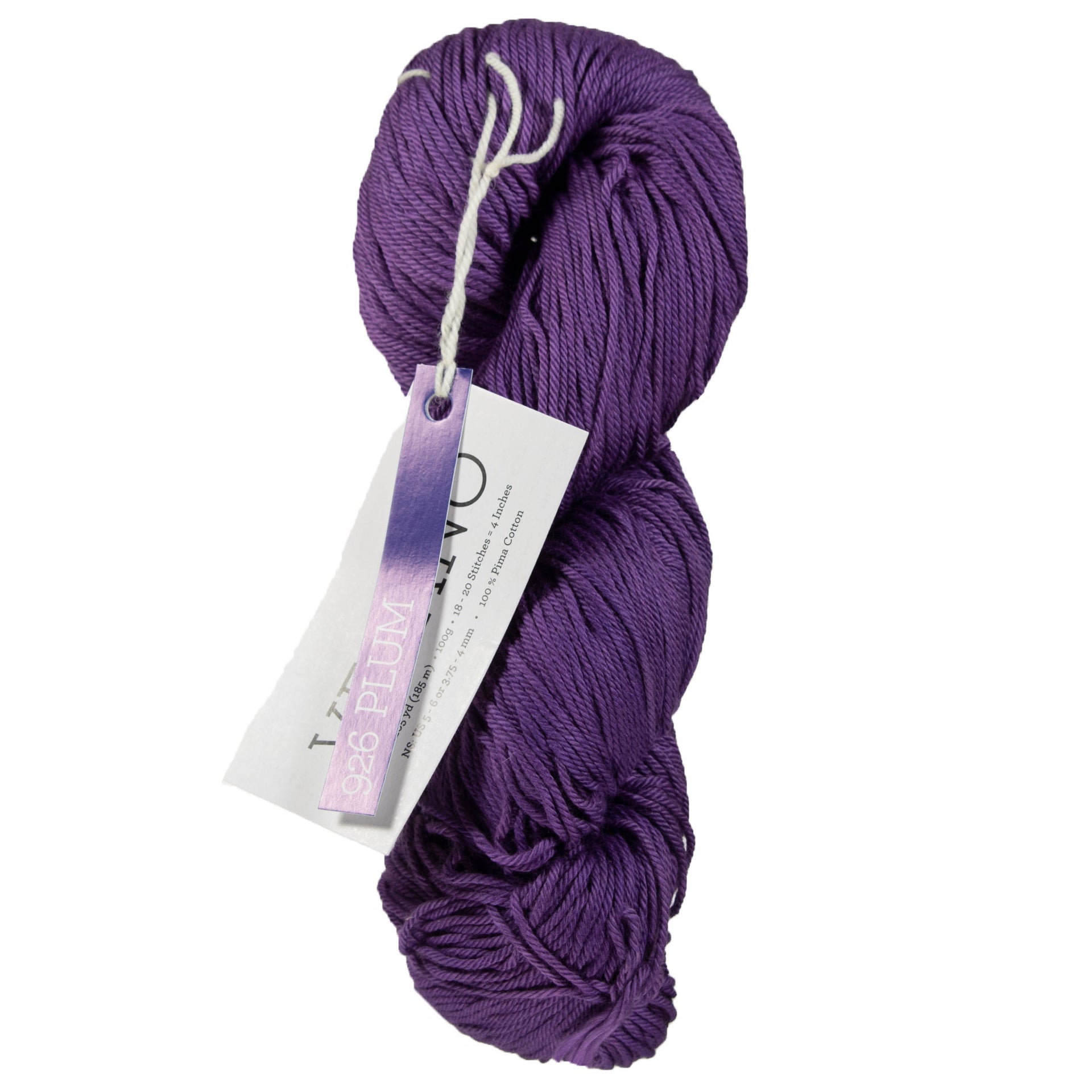 Malabrigo Verano Yarn - 926 Plum - Zoom Image
