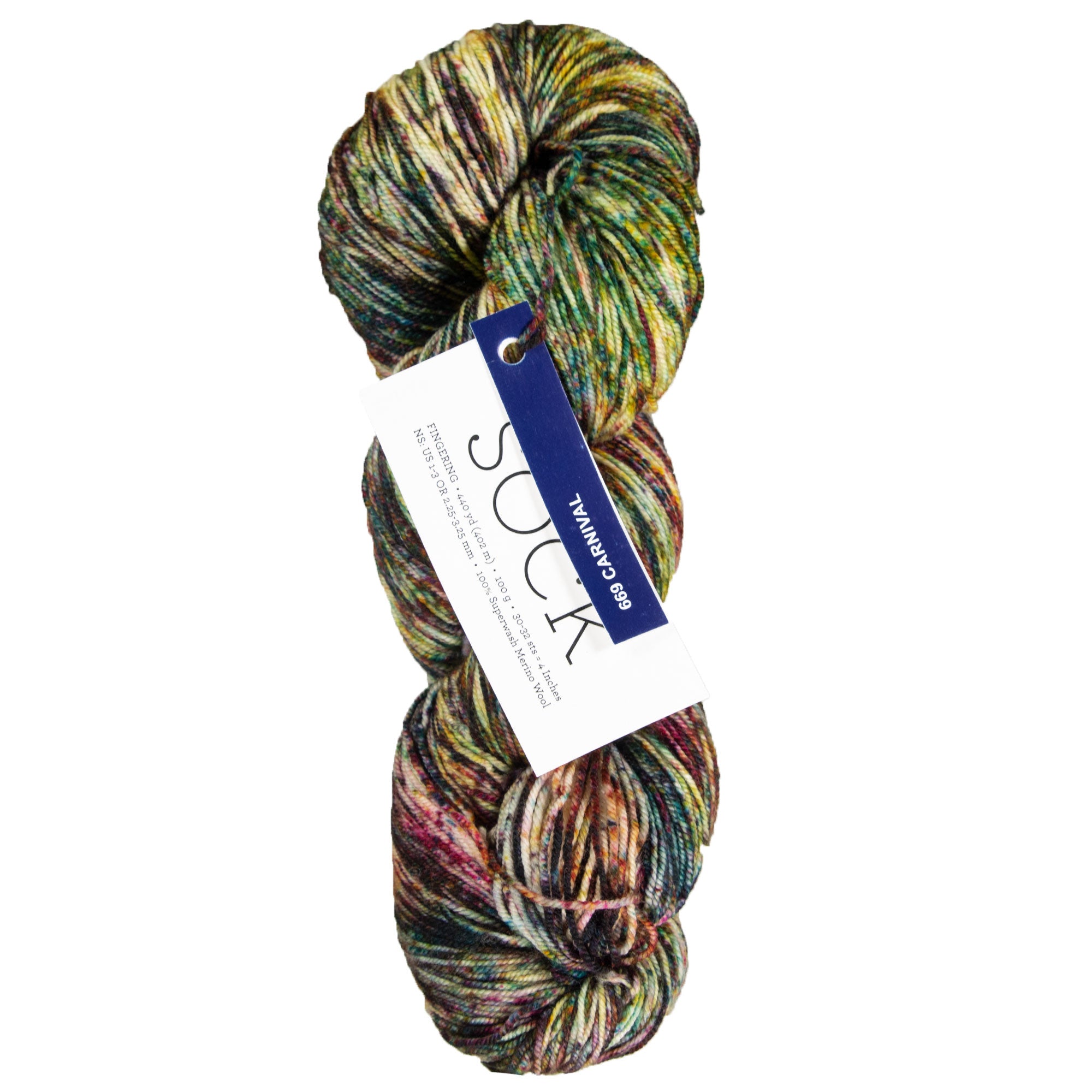 Malabrigo Sock Yarn - 669 Carnaval - Zoom Image