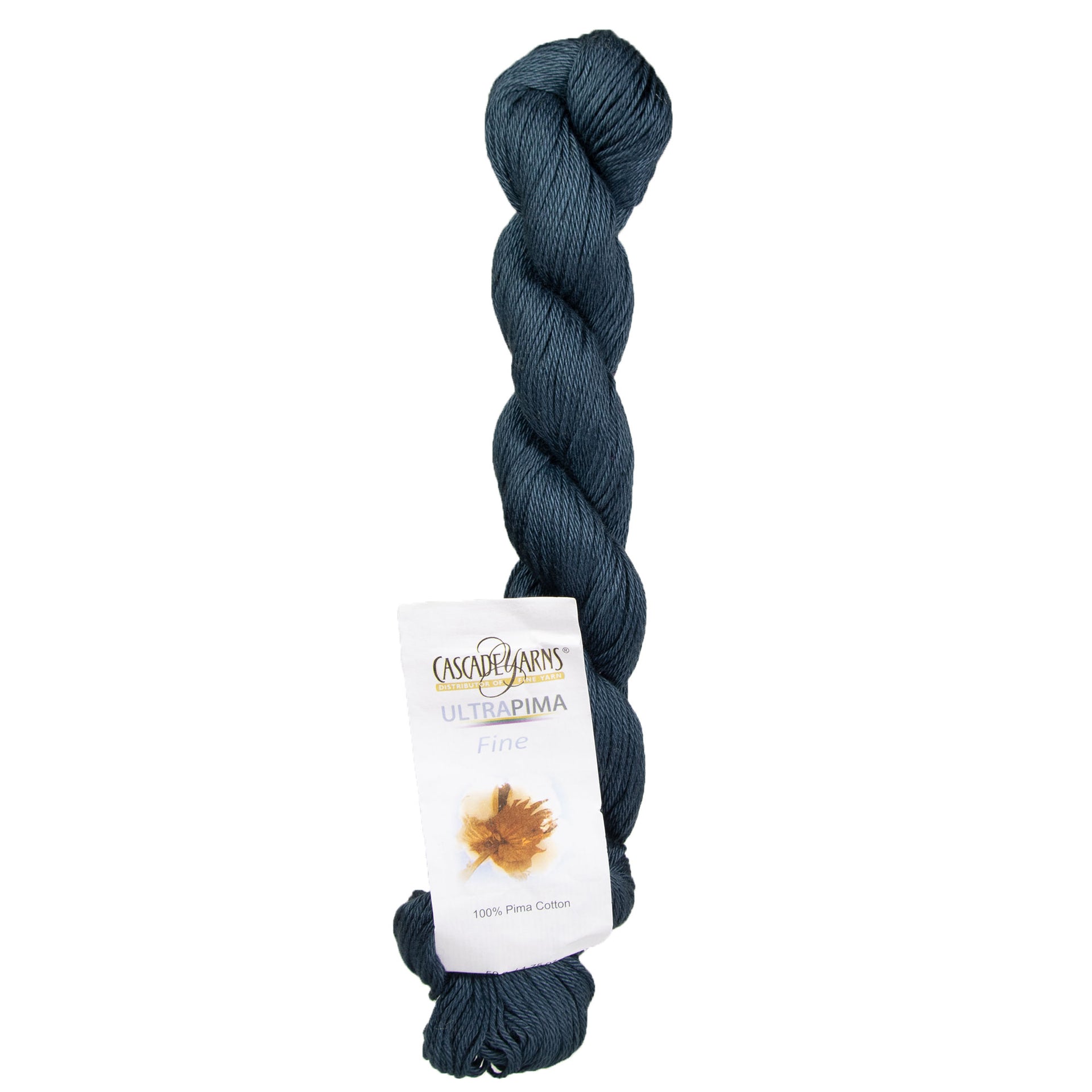 Cascade Yarns Ultra Pima Fine Yarn - 3837 Midnight Navy - Zoom Image
