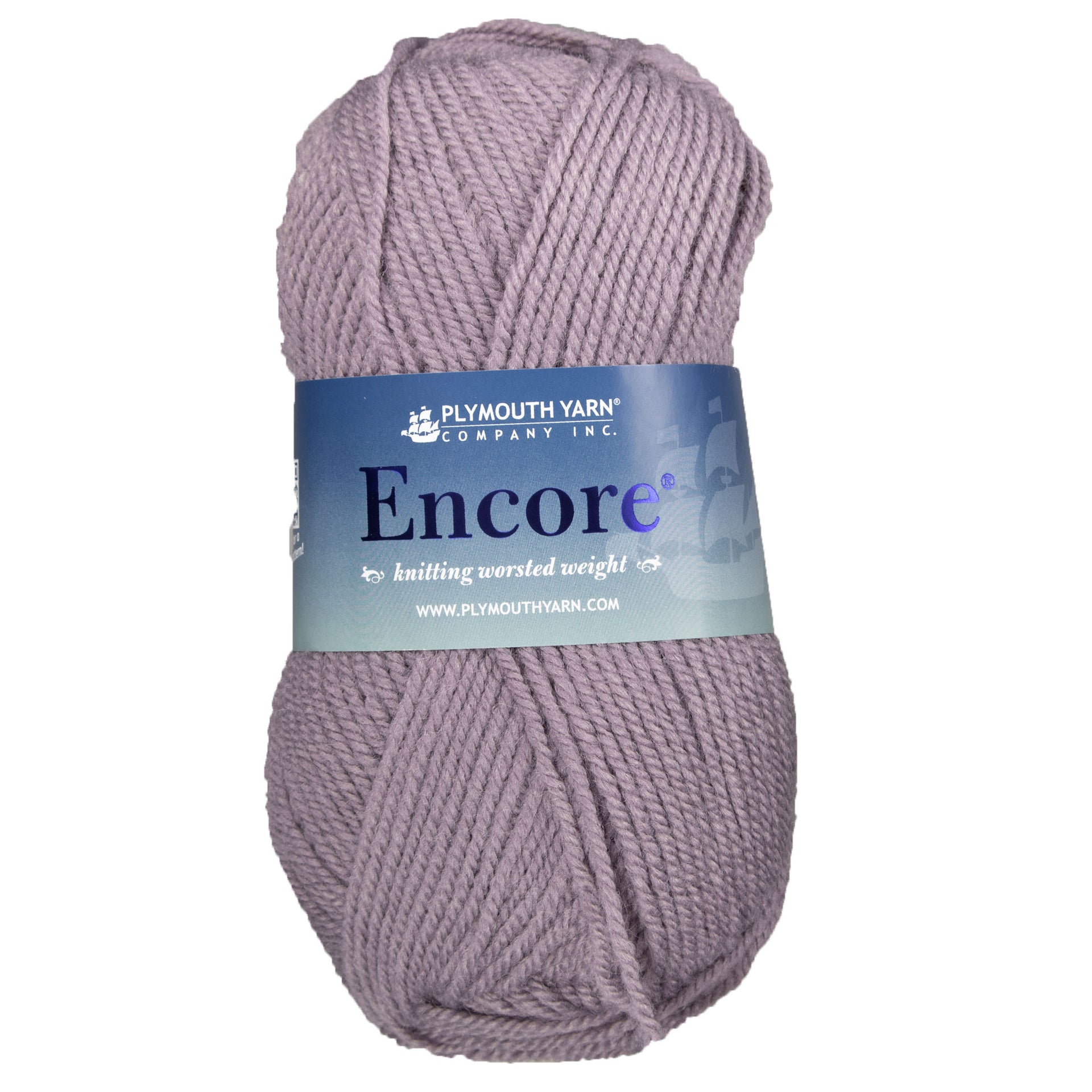 Plymouth Yarn Encore Worsted Yarn - 0702 Purple Dusk - Zoom Image
