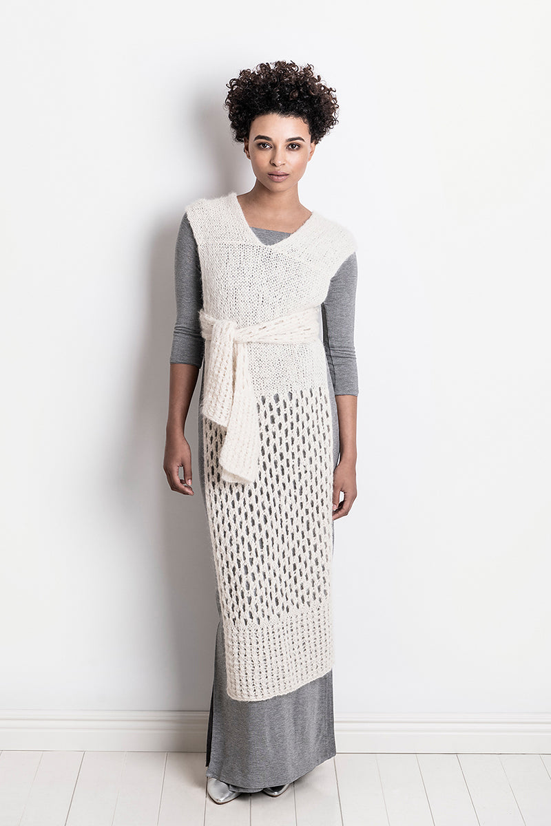 Blue Sky Fibers The Classic Collection Patterns - Vestido Wrap - PDF Download - Extra Image
