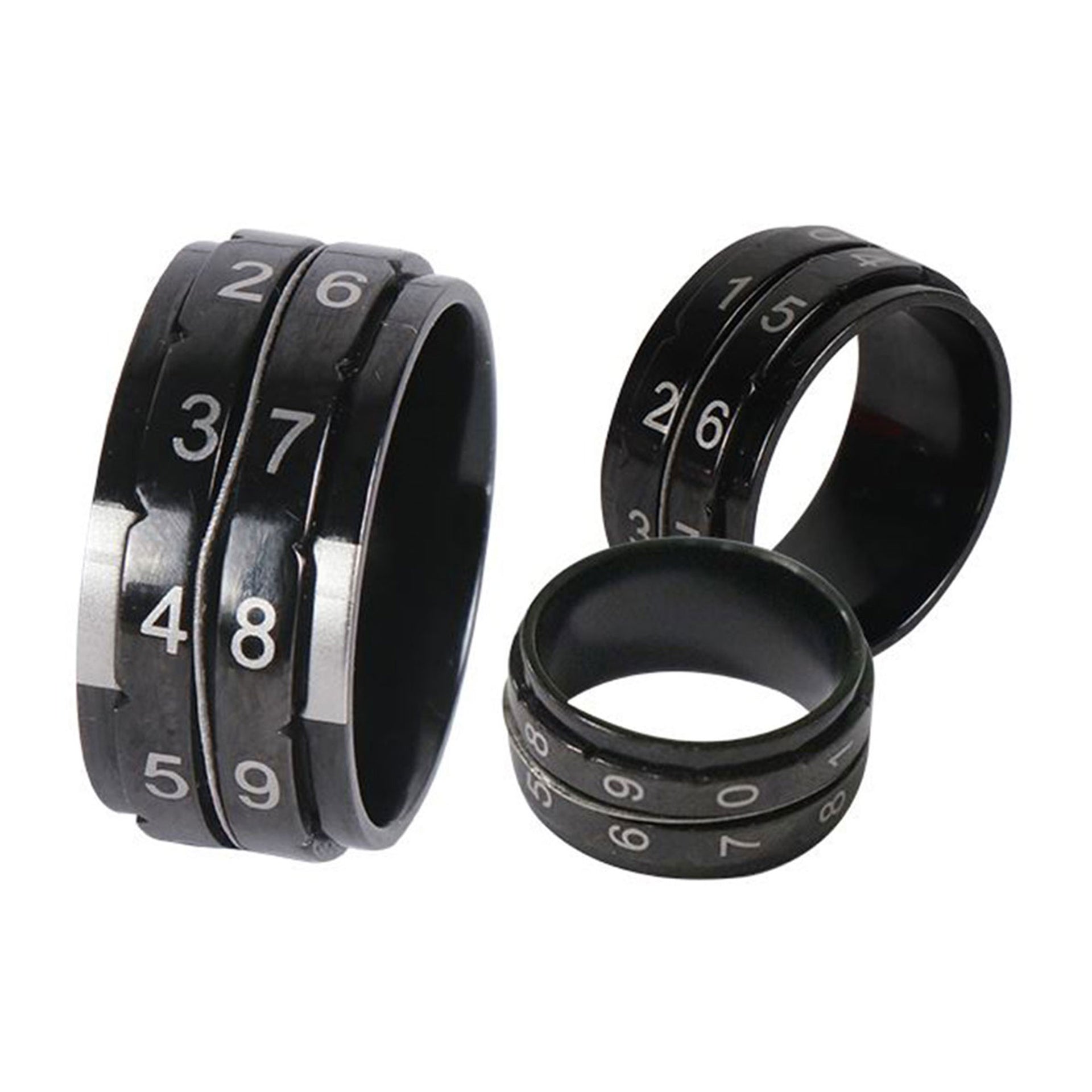 KnitPro Row Counter Ring - Black - Size 12 - Zoom Image
