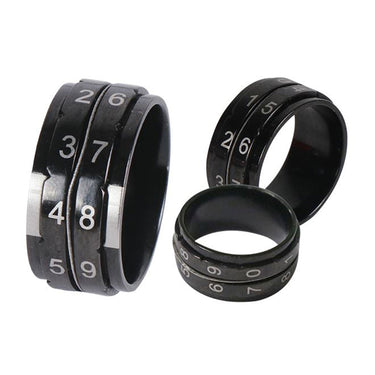 KnitPro Row Counter Ring - Black - Size 12 - Zoom Image