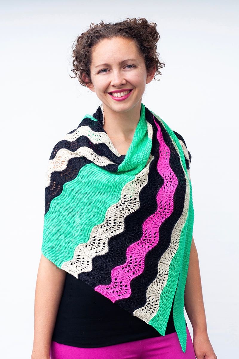 Stephanie Lotven PDF Patterns - Escalation Shawl - PDF Download - Extra Image

