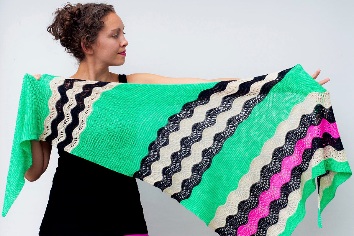 Stephanie Lotven PDF Patterns - Escalation Shawl - PDF Download - Extra Image
