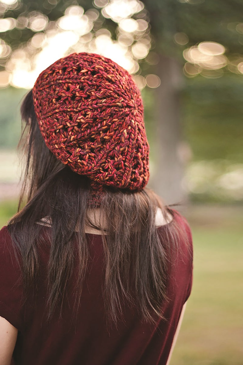 Malabrigo Book 12: Elements Patterns - Brasa Hat & Scarf - PDF Download - Extra Image
