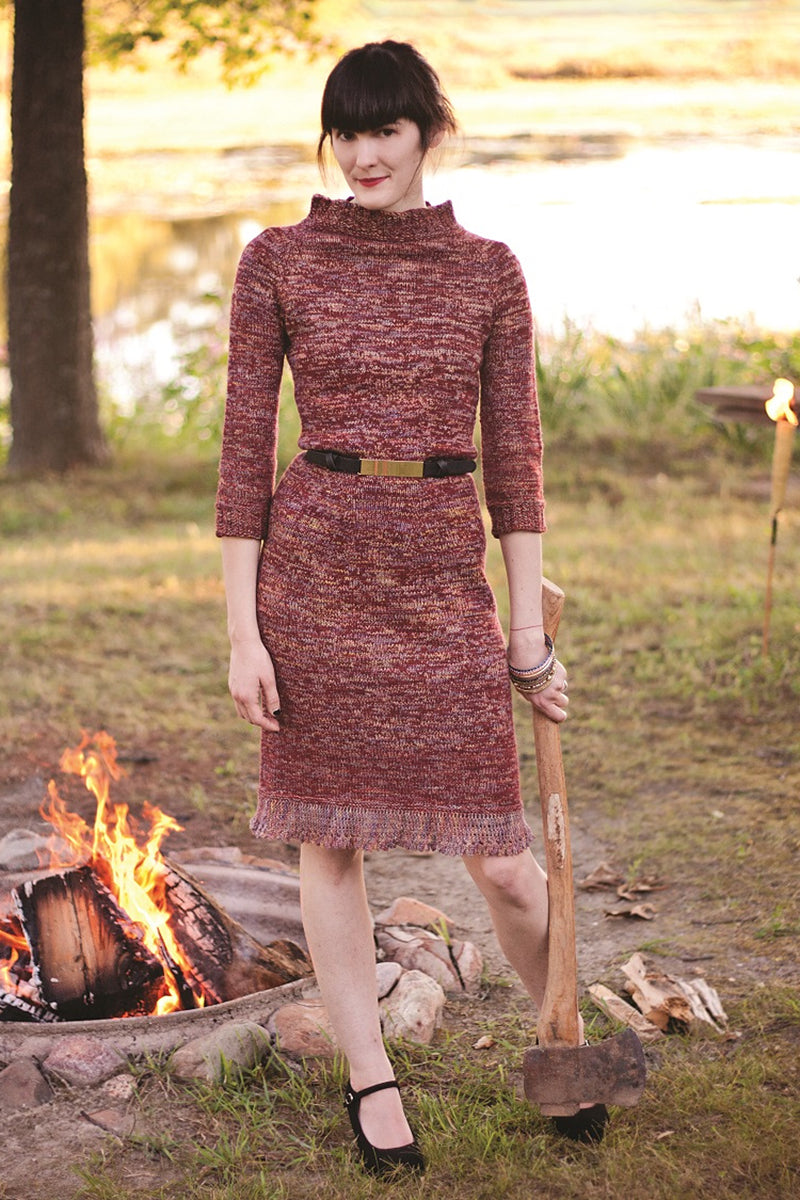 Malabrigo Book 12: Elements Patterns - Quemar Dress - PDF Download - Extra Image
