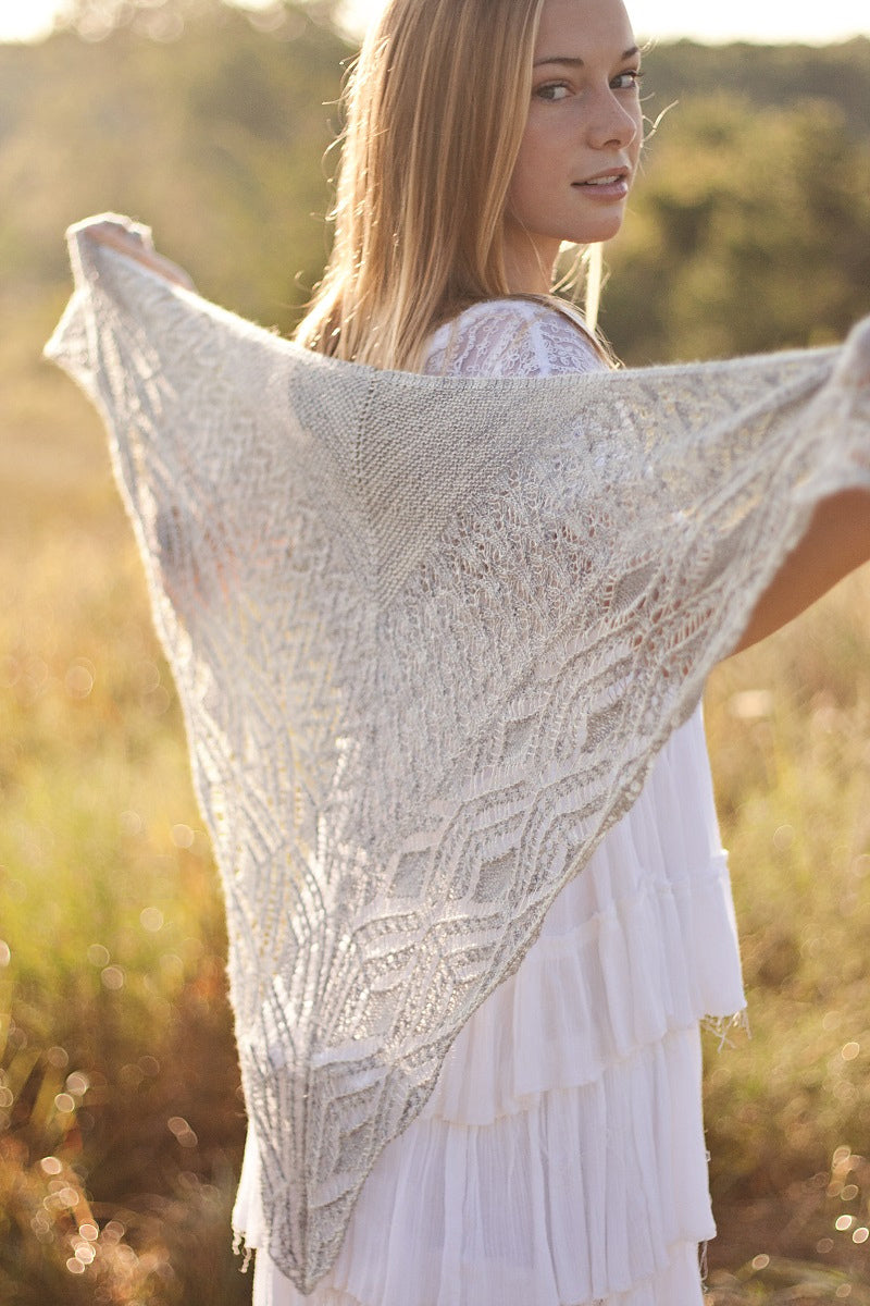 Malabrigo Book 12: Elements Patterns - Viento Shawl - PDF Download - Extra Image
