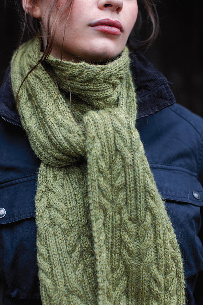 Rowan British Made Patterns - Grassmoor Scarf - PDF Download - Extra Image
