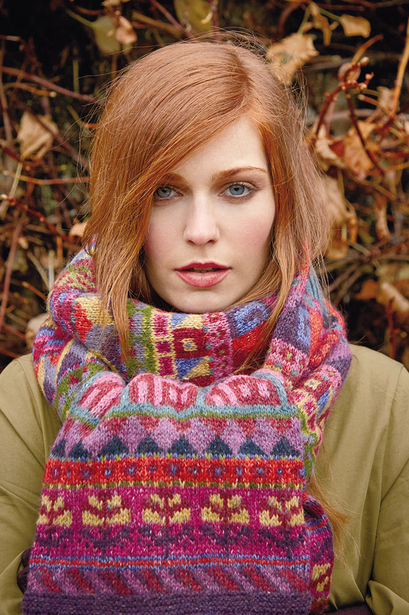 Rowan Kaffe Fassett's Winter Vintage PDF Patterns - Sampler Scarf - PDF Download - Extra Image
