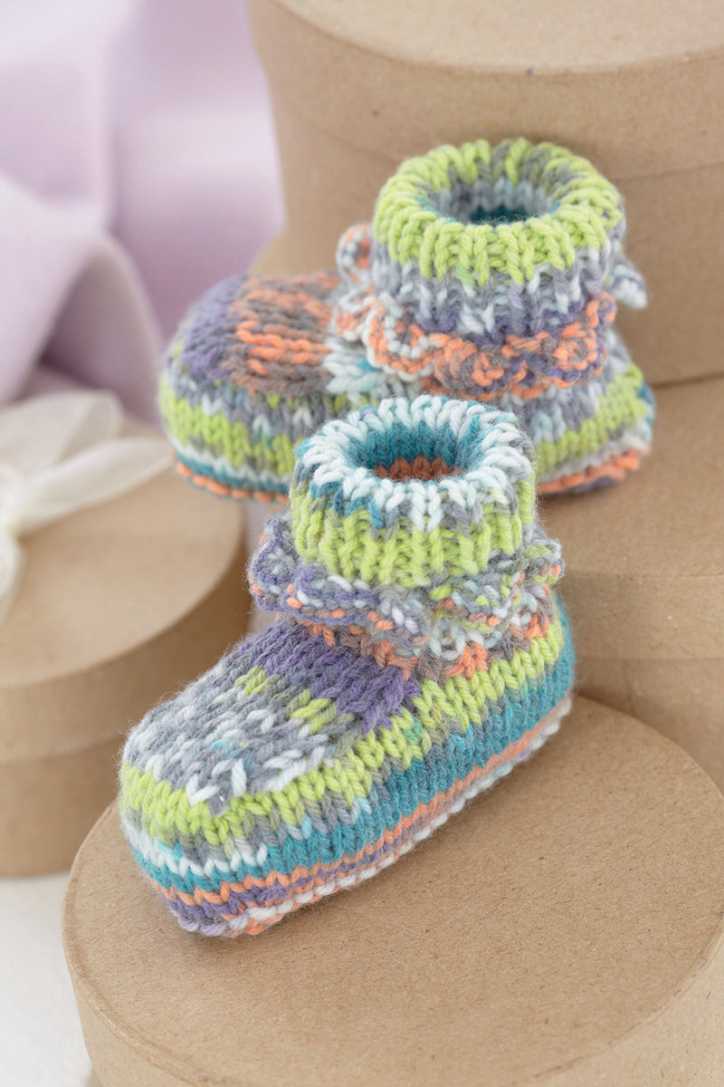 Sirdar Snuggly Baby Crofter DK Patterns - 4514 Baby Booties - PDF Download - Extra Image

