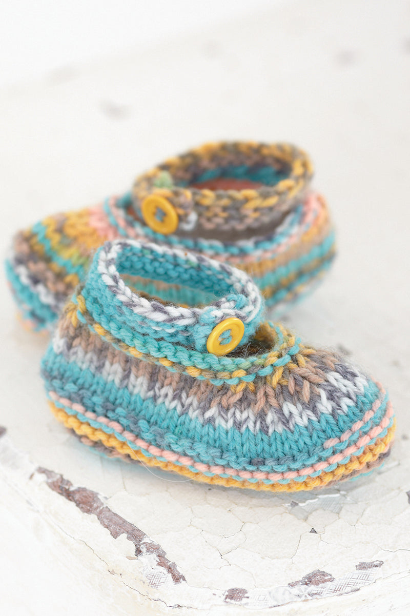 Sirdar Snuggly Baby Crofter DK Patterns - 4514 Baby Booties - PDF Download - Extra Image
