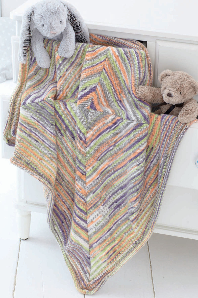Sirdar Snuggly Baby Crofter DK Patterns - 4798 Blanket, Hat, Booties, & Mittens - PDF Download - Extra Image
