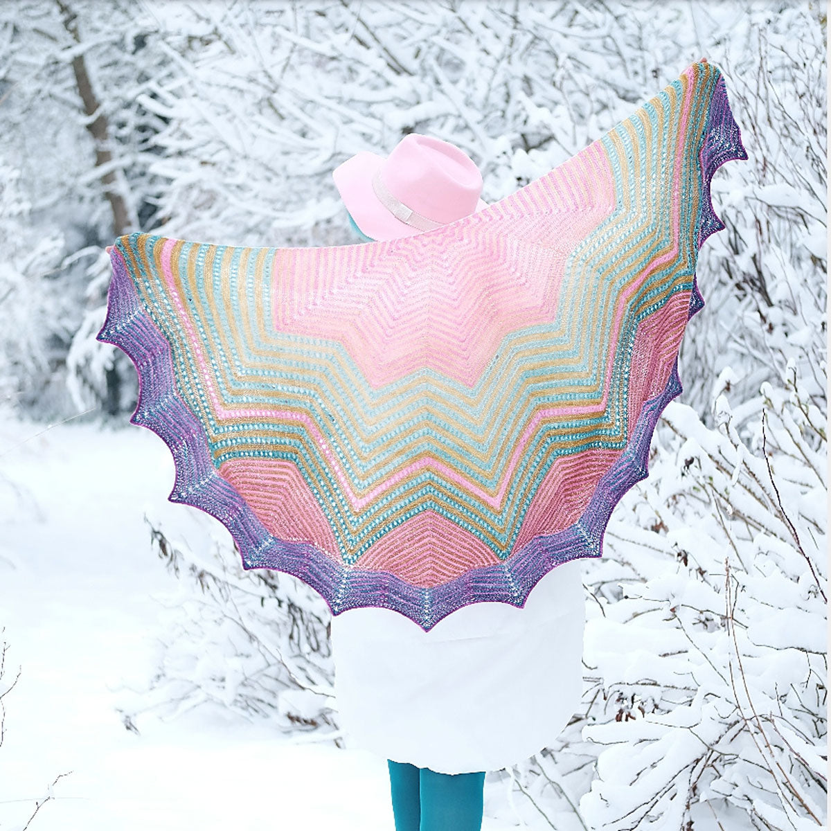 JULie Knits in Paris Pattern Collection Patterns - Chevronne - PDF Download - Extra Image
