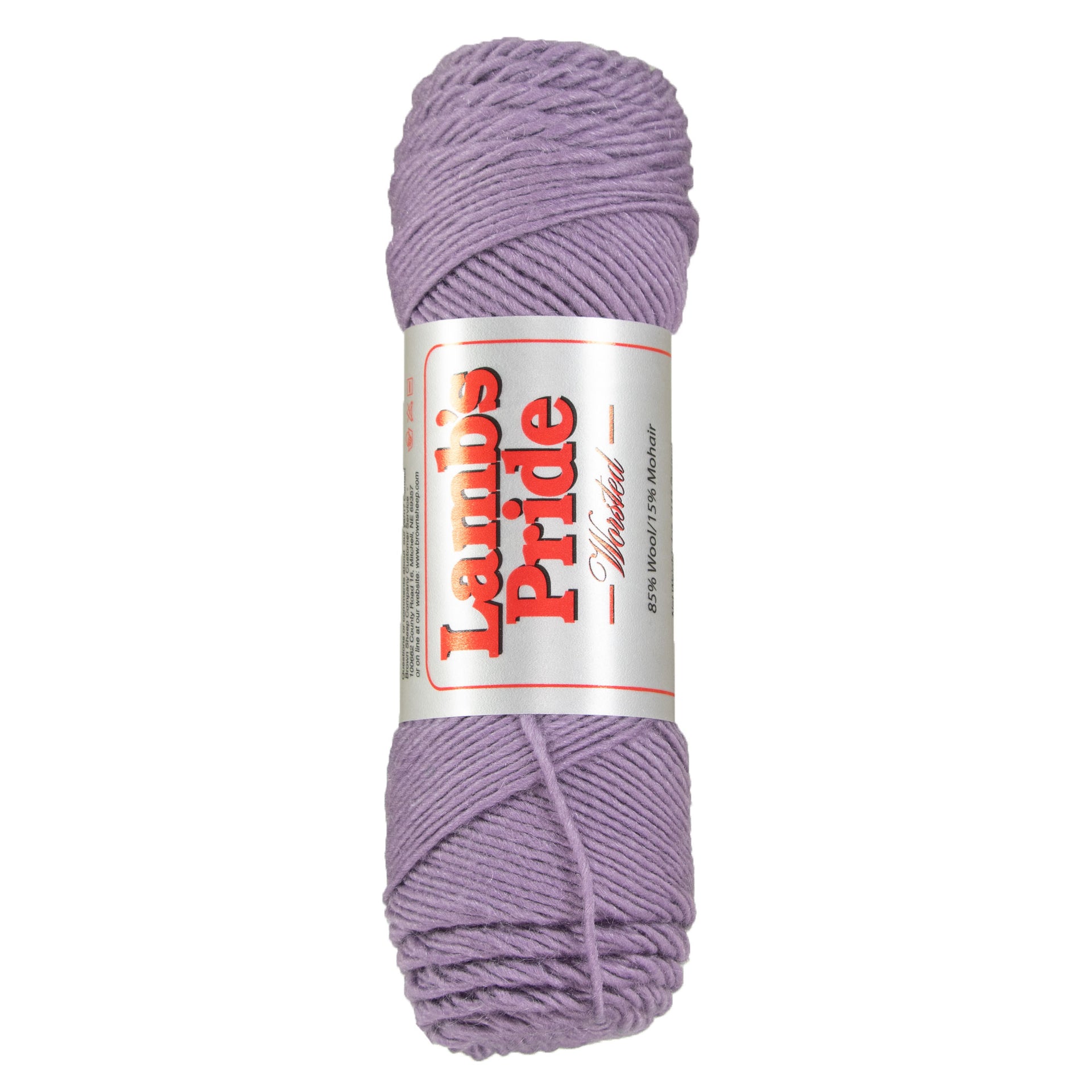 Brown Sheep Lamb's Pride Worsted Yarn - M123 Wild Wysteria - Zoom Image
