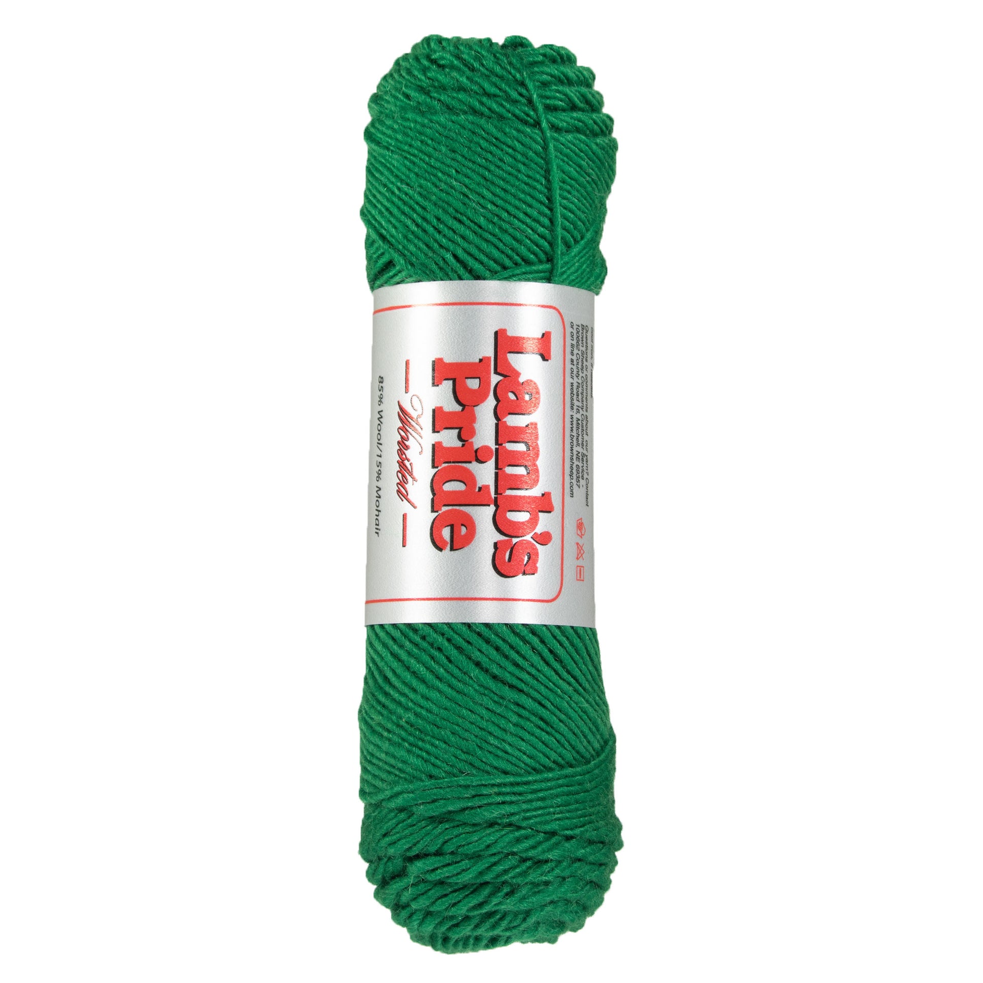 Brown Sheep Lamb's Pride Worsted Yarn - M147 Emerald Green - Zoom Image
