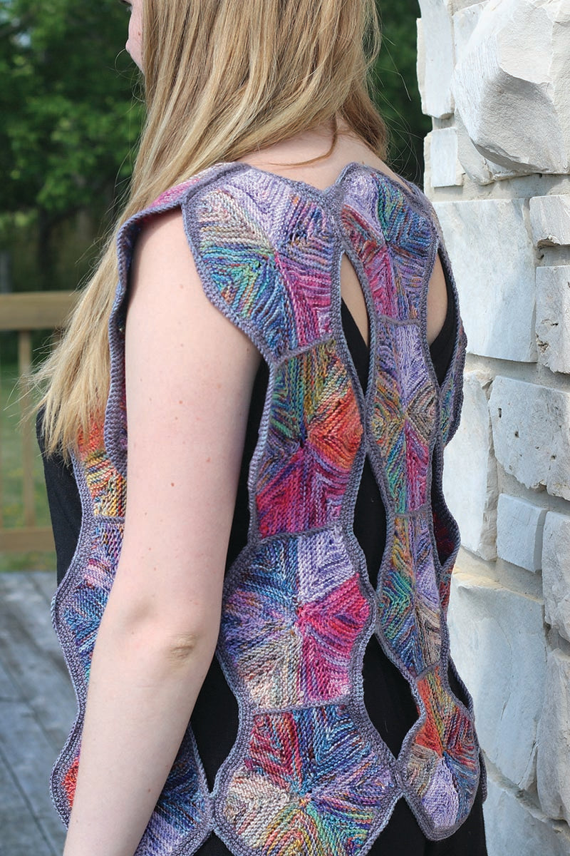 Koigu Pencil Box 2.0 Collection Patterns - Global Market Vest - PDF Download - Extra Image
