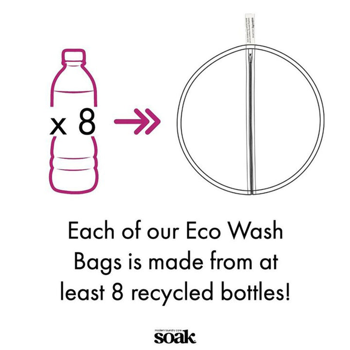 Soak Eco Wash Bags - Generous 16 Hemisphere - Orange - Extra Image