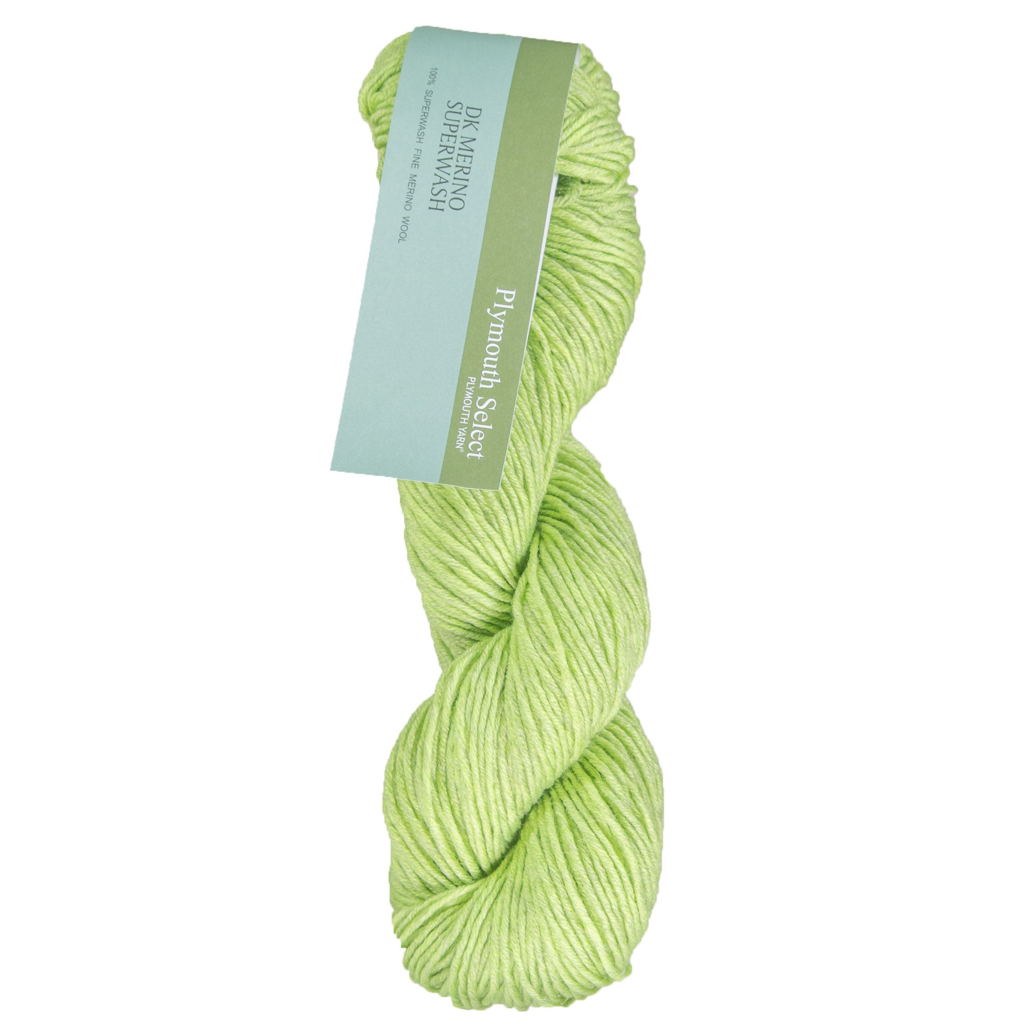 Plymouth Yarn DK Merino Superwash Yarn - 1148 Lime Heather - Zoom Image