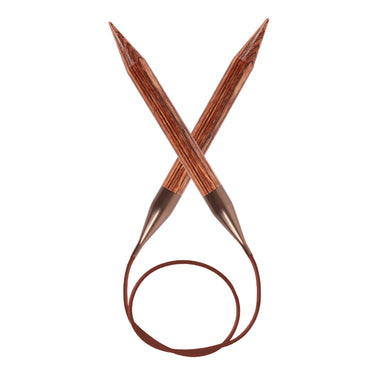 KnitPro Ginger Fixed Circular Needles - US 1.5 (2.5mm) 24" - Zoom Image