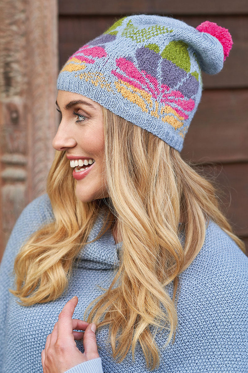 Rowan Island Blend Fine Patterns - Haida Hat - PDF Download - Extra Image