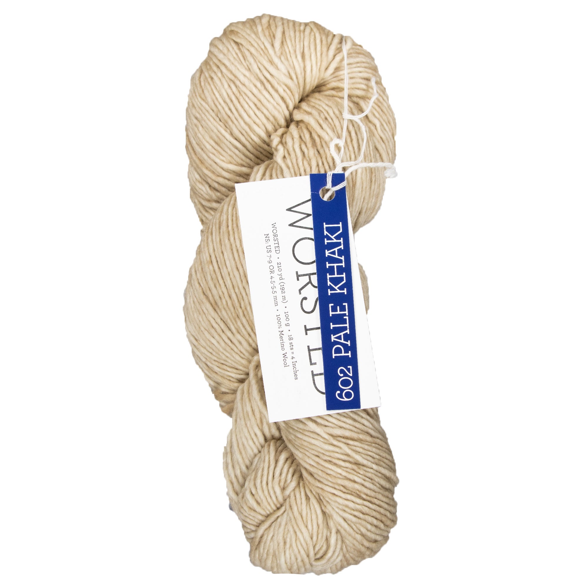 Malabrigo Worsted Merino Yarn - 602 Pale Khaki - Zoom Image