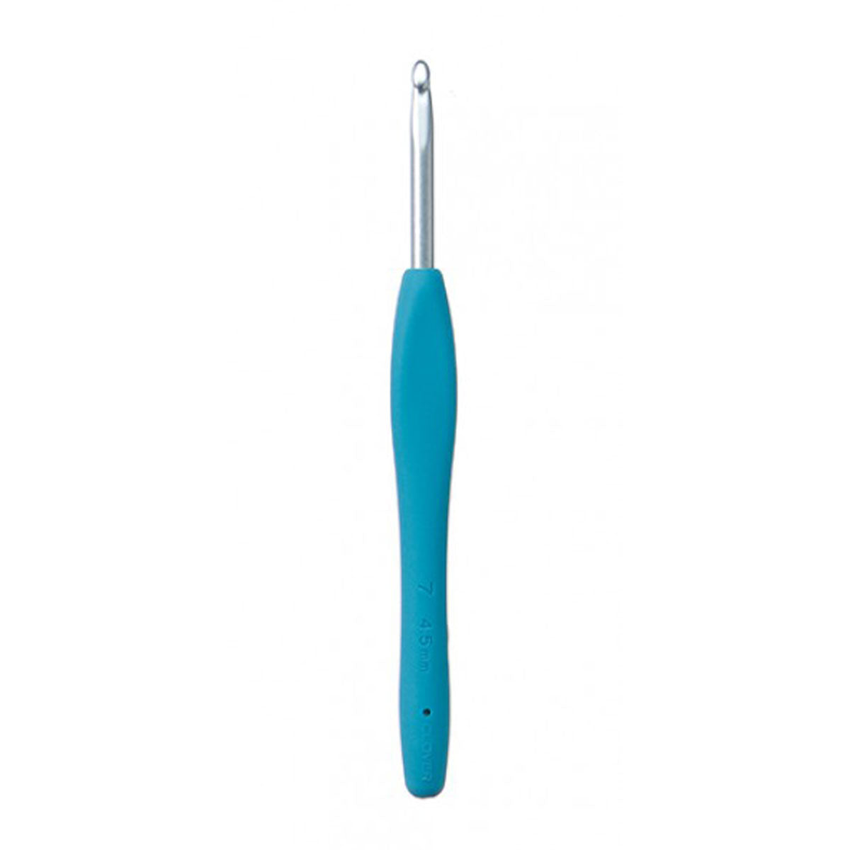 Clover Amour Crochet Hooks- Aluminum Needles - Size 7 (4.5mm) Blue - Extra Image
