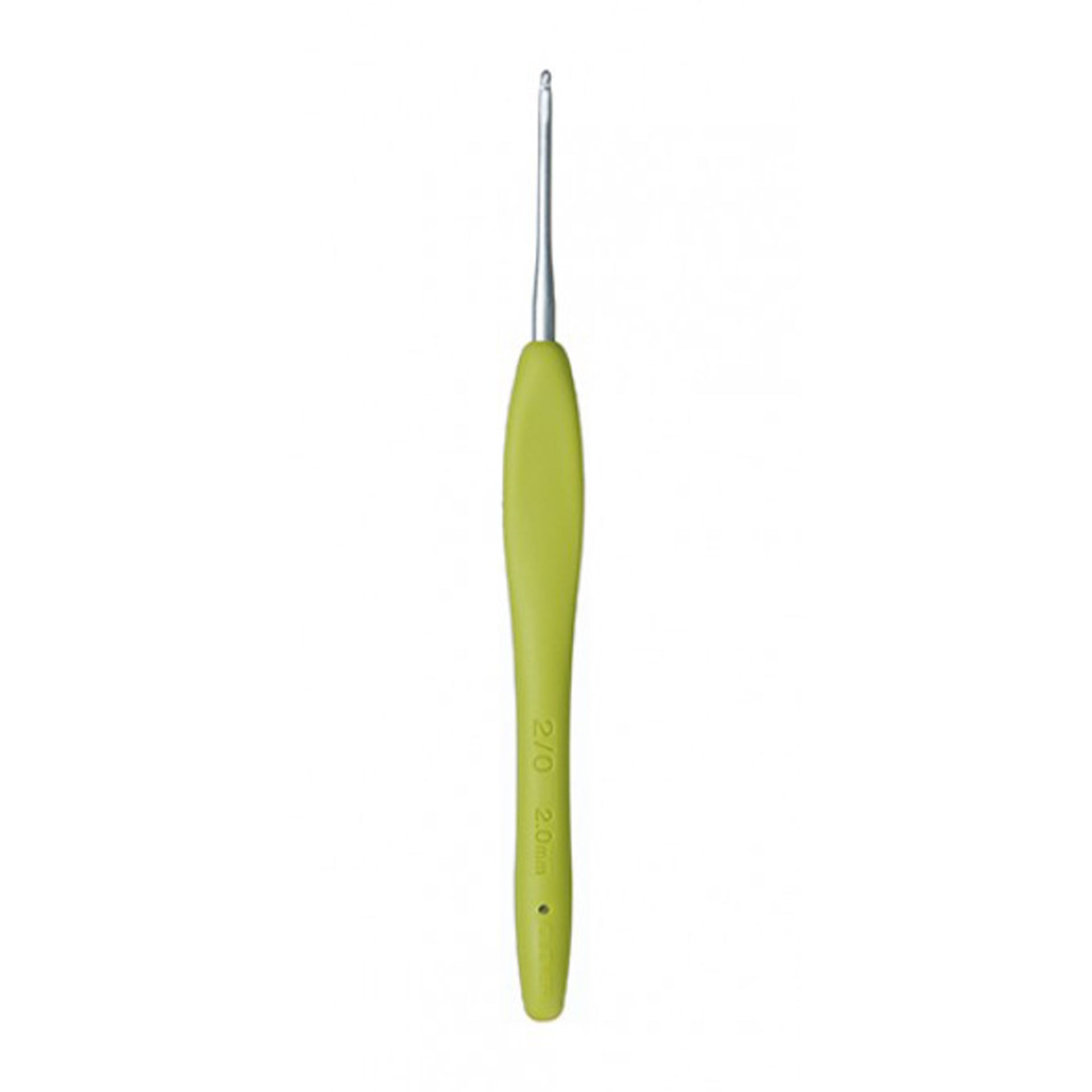 Clover Amour Crochet Hooks- Aluminum Needles - Size B (2.25mm) Green - Zoom Image
