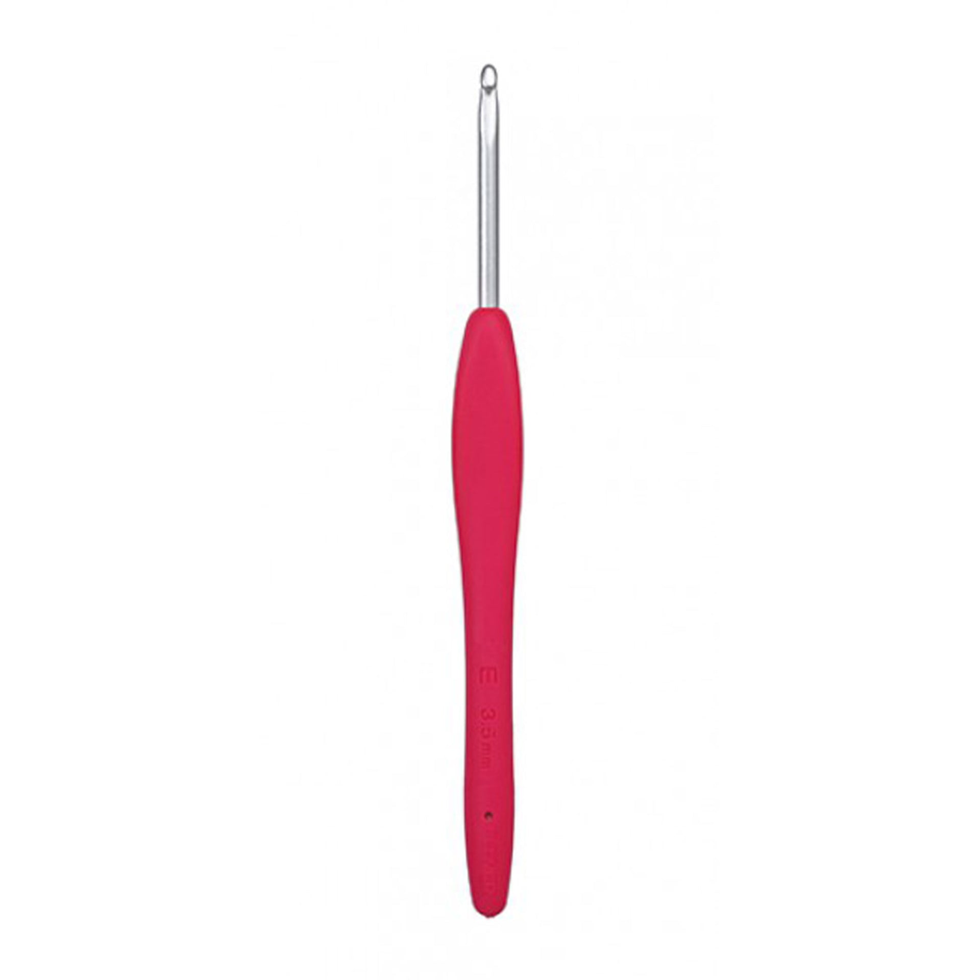 Clover Amour Crochet Hooks- Aluminum Needles - Size F (3.75mm) Pink - Zoom Image
