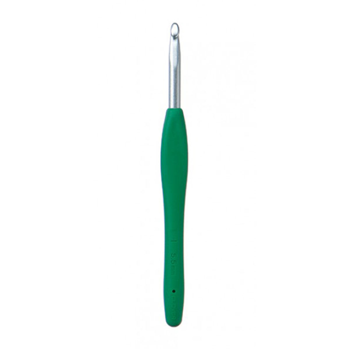 Clover Amour Crochet Hooks- Aluminum Needles - Size I (5.5mm) Green - Extra Image
