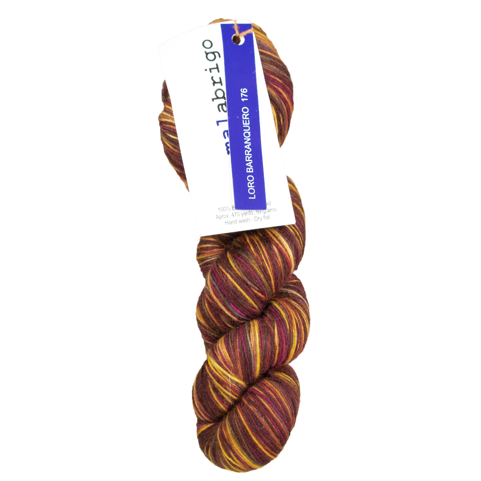 Malabrigo Lace Yarn - 176 Loro Barranquero - Zoom Image