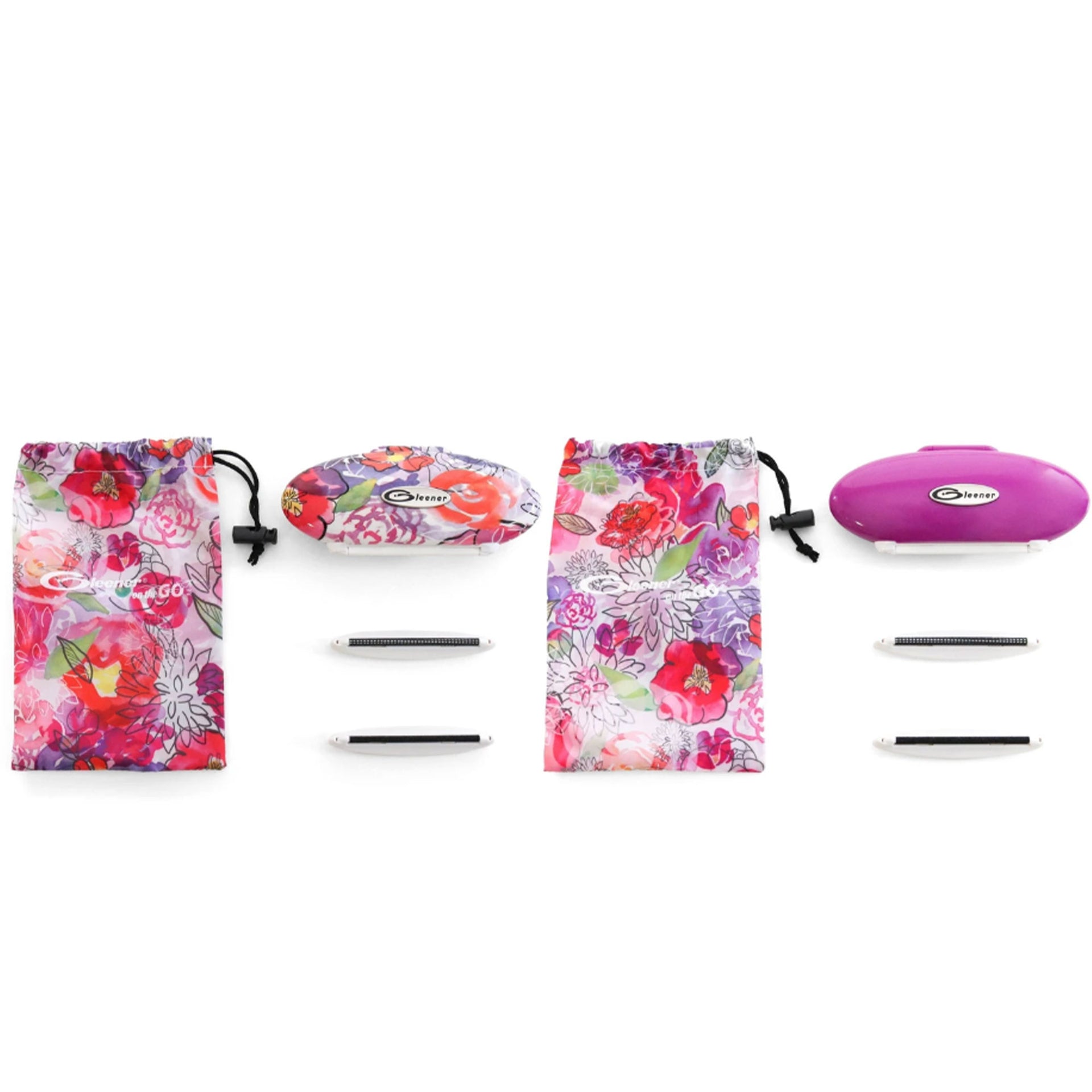 Gleener Fuzz Remover - On the Go Set- Fuscia - Zoom Image
